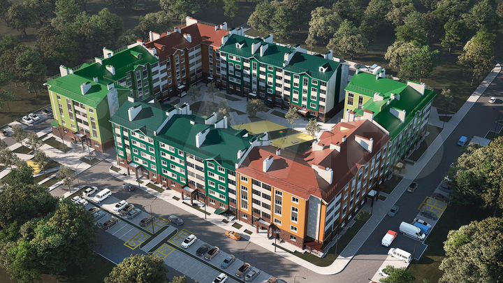 2-к. квартира, 66,3 м², 2/5 эт.