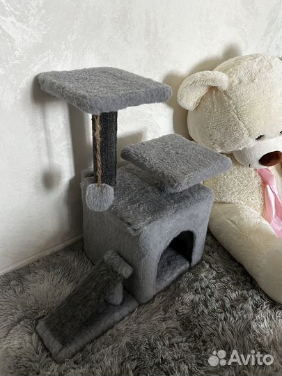Домик для кошки с когтеточкой