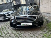 Mercedes-Benz S-класс AMG 4.0 AT, 2018, битый, 63 500 км, с пробегом, цена 10 000 000 руб.