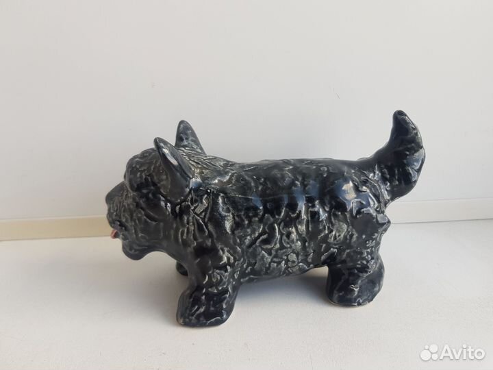 Статуэтка СССР Собака Терьер Манюня. зик Конаково