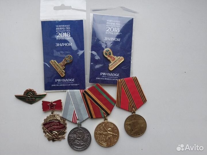 Юбилейные значки 7 штук СССР и спорт