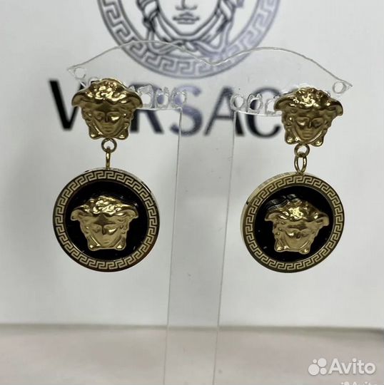 Серьги versace