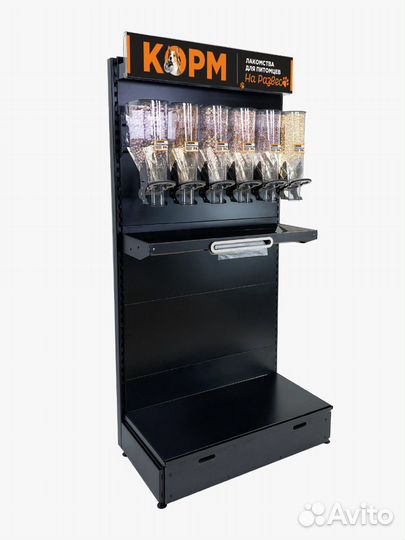 Комплект диспенсеры на торговый стеллаж для весовы