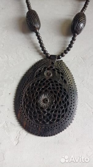 Бусы деревянные СССР