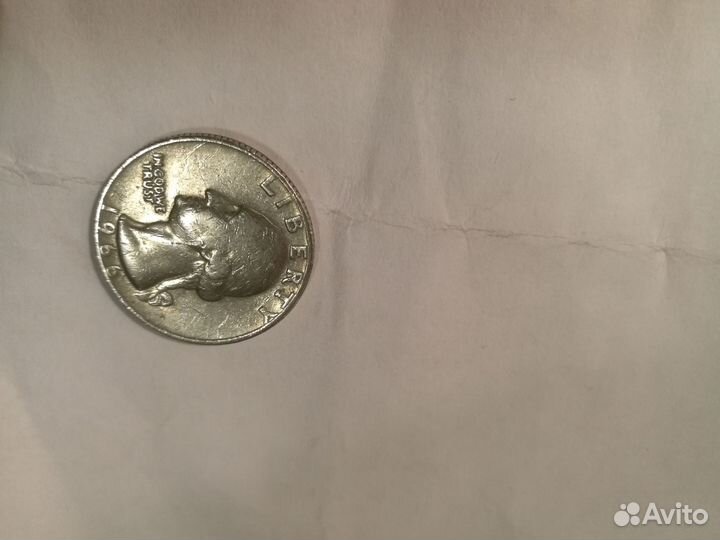 Монета liberty 1966г