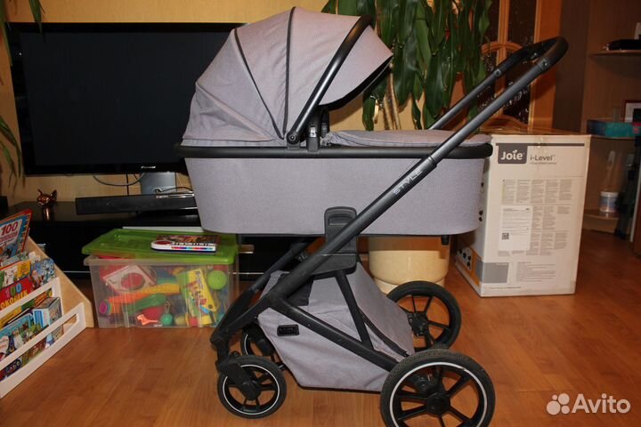 Коляска 2в1 Moon Style 2020, 2 в 1, цвет Stone