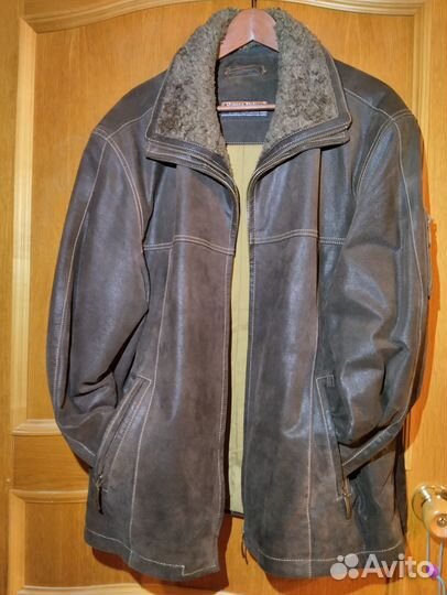 Кожаная куртка мужская