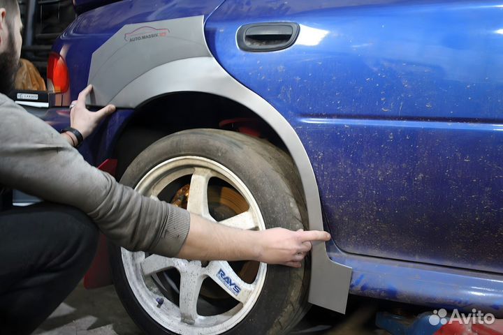 Пороги кузовные Fiat Sedici 1 рест