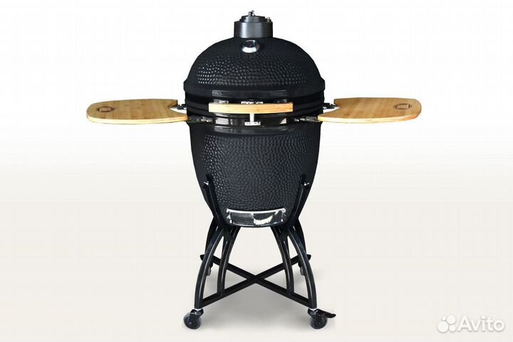 Керамический гриль-барбекю 22 дюйма (черный) (57см