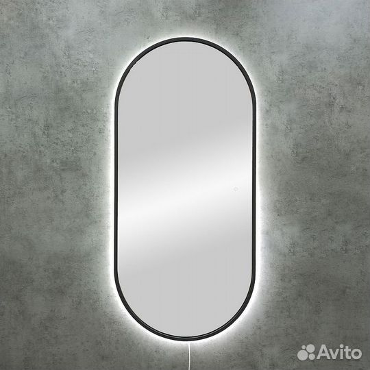 Зеркало Art&Max am-bar-700-1500-ds-f Хром