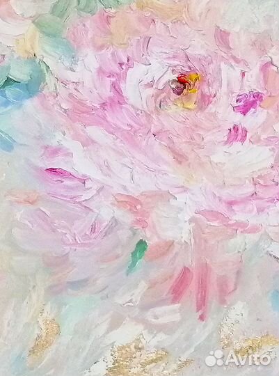 Картина пионы 