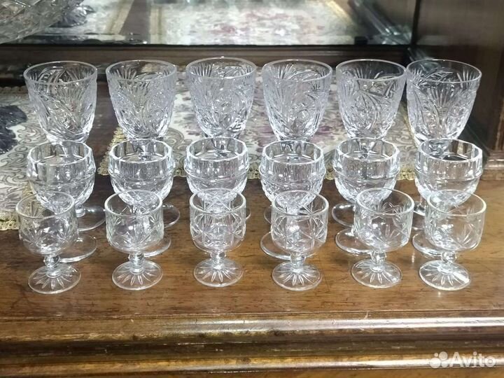 Рюмки хрусталь СССР