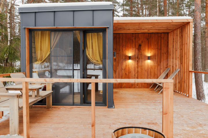 Коттедж 24 м² на участке 1 сот.