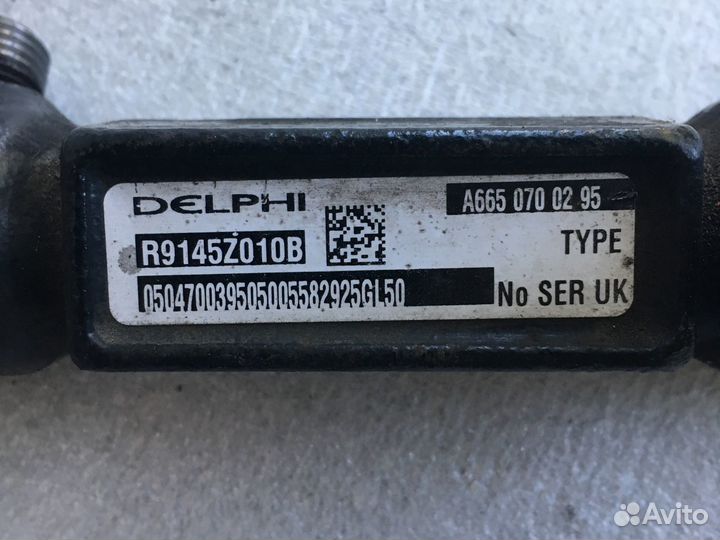 Топливная Рампа A6650700295 SsangYong 2.7XDI