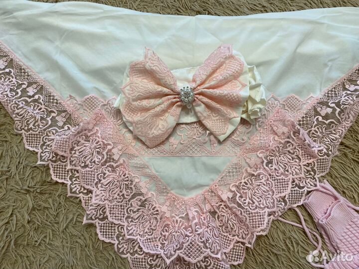 Комплект на выписку для девочки осень