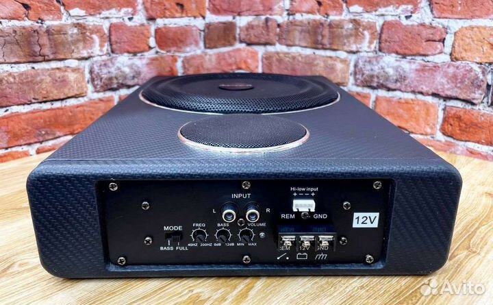 Активный сабвуфер Pioneer под сиденье 2000w