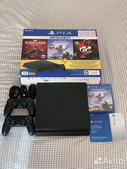 Sony PS4 Slim Свежая с Играми