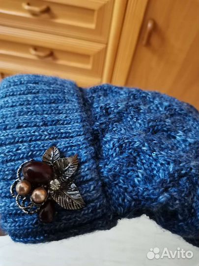 Шапка женская вязаная