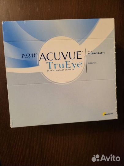 Линзы контактные acuvue TruEye -5 180 шт