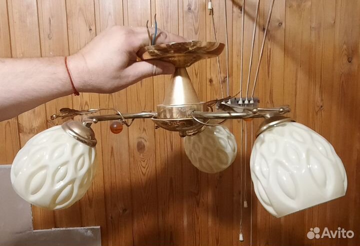 Люстра потолочная бу