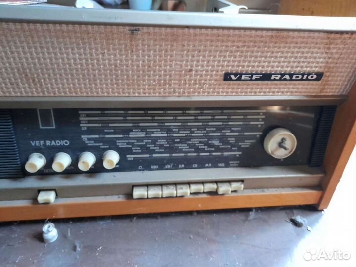 Ламповая радиола VEF radio СССР