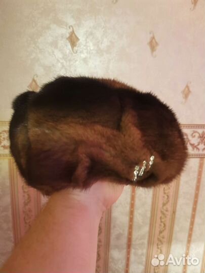 Берет женский норковый