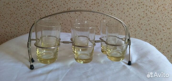 Стопки цветное стекло СССР