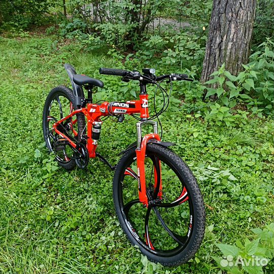 Горный велосипед, складной, 26д + подарки