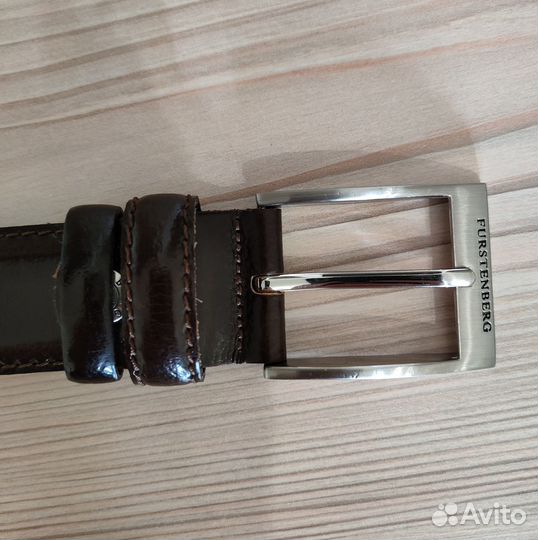 Ремень кожаный итальянский мужской