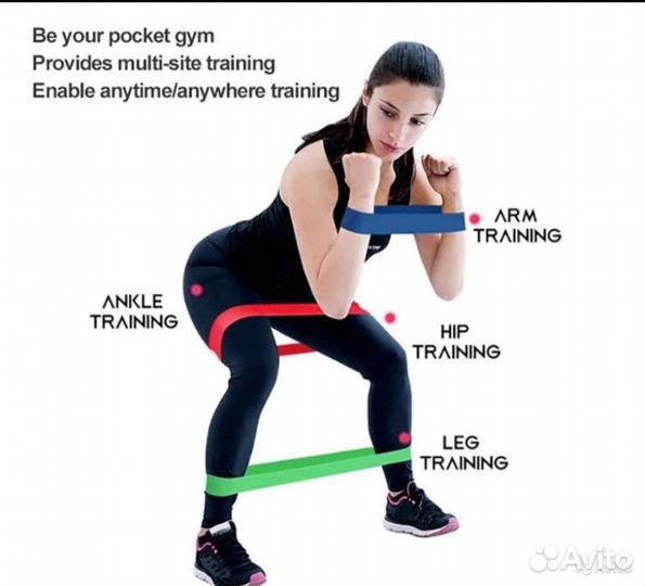 Резиновые ленты для фитнеса