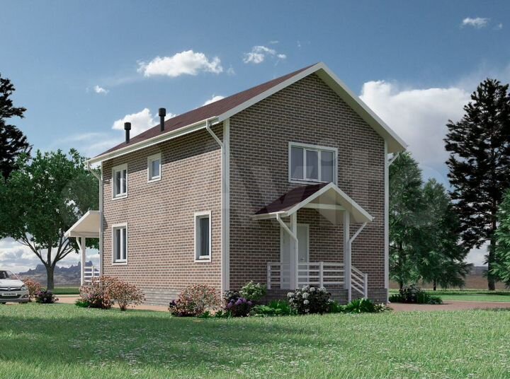 Дом 132 м² на участке 6 сот.