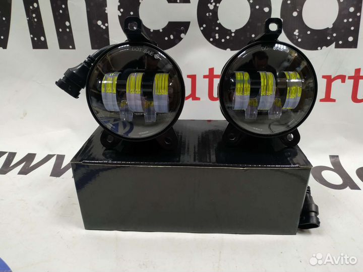 Птф туманки Шевроле Нива Led 50w 5 линз комплект