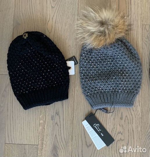 Шапки со стразами. Италия, новые на весну/осень