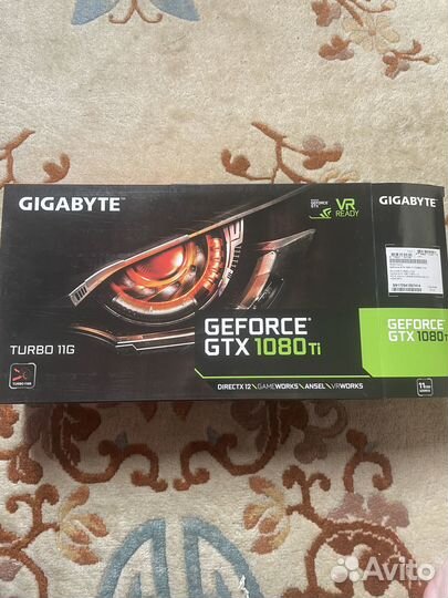 Видеокарта Gigabyte gtx 1080ti Turbo