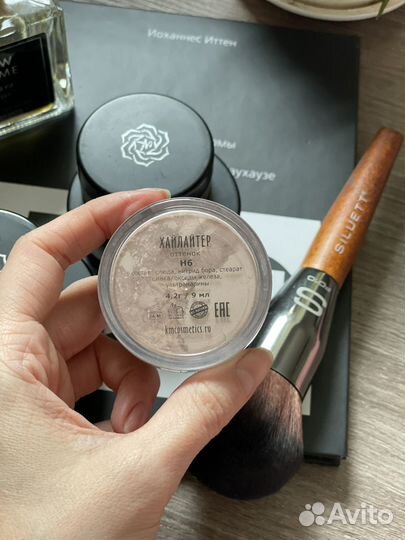 Основа, хайлайтер, бронзер, база Kristall Minerals