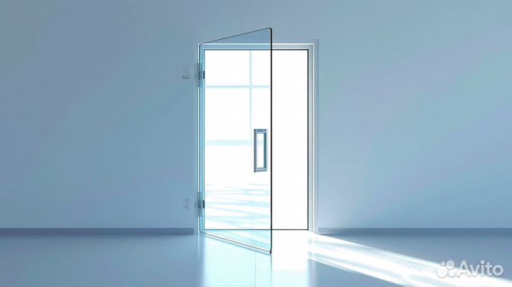 Стеклянные двери с рисунком