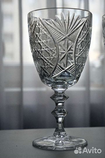 Фужеры хрустальные новые