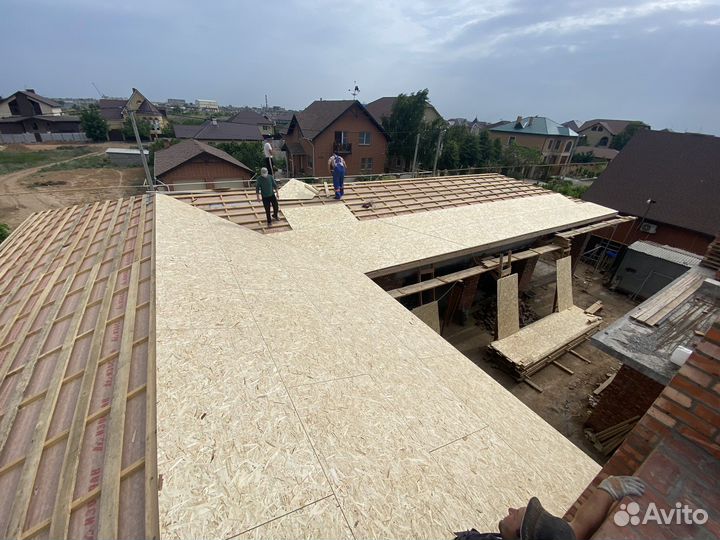 Кровельные работы, ремонт кровли