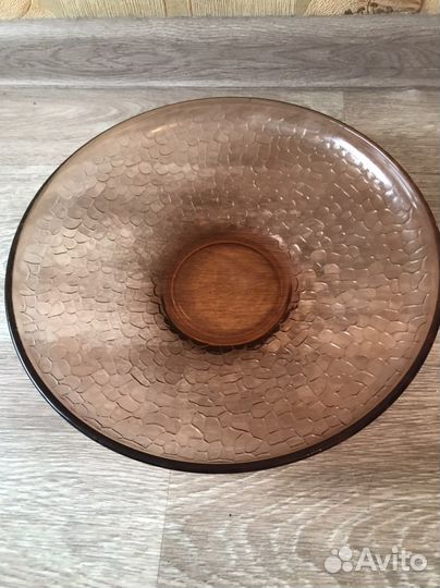 Блюдо ссср, цветное стекло