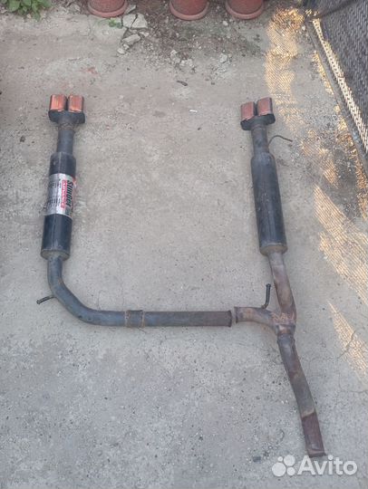 Двойной выхлоп ваз 2112