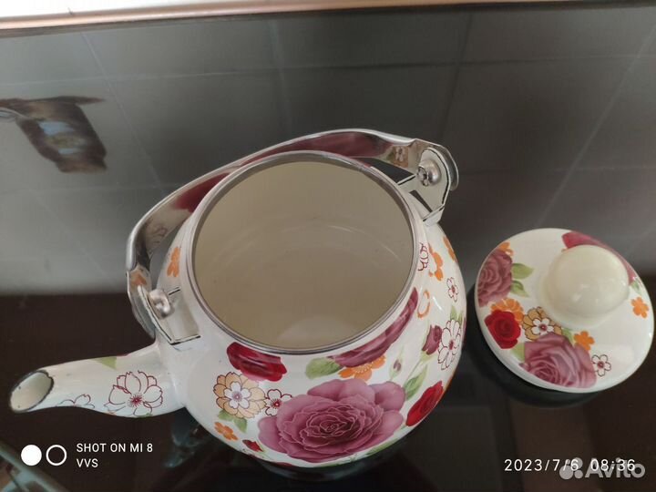 Чайник эмалированный