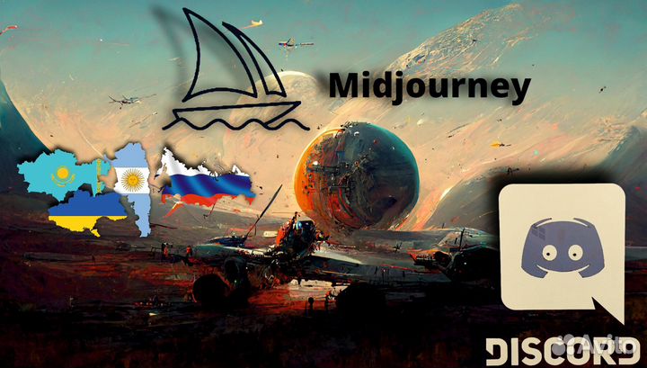 Миджорни midjourney 5.2V оплата нейросеть + сервер