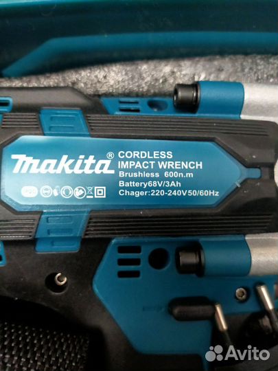 Гайковерт аккумуляторный makita