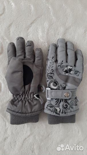 Зимние варежки краги Crockid