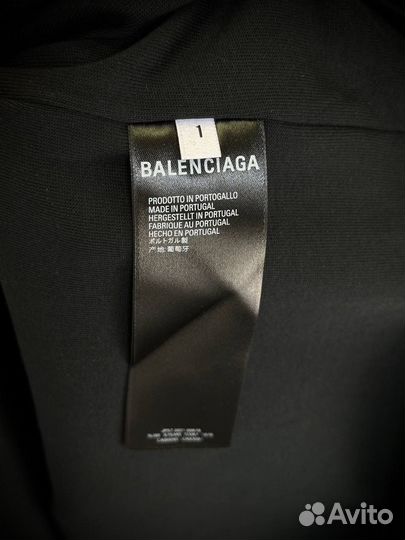 Balenciaga tripple black футболка S M L XL