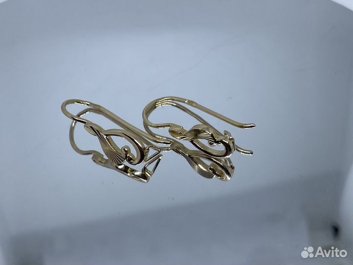 Золотые серьги СССР