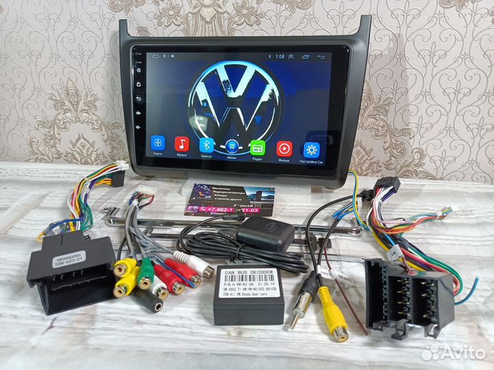 Магнитола Volkswagen Polo sedan android новая