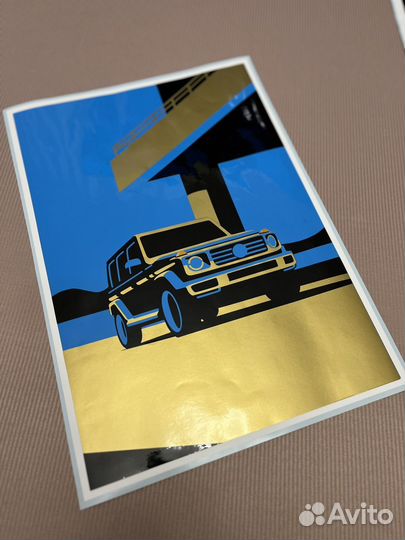 Постер, наклейка Mercedes-Benz G63