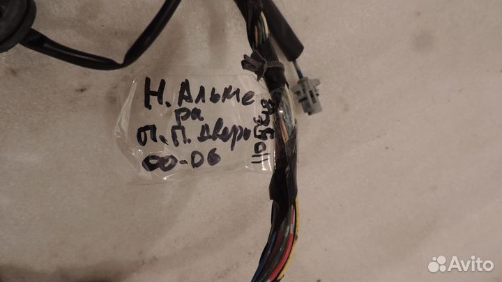 Проводка двери передняя правоя Nissan Almera 2000