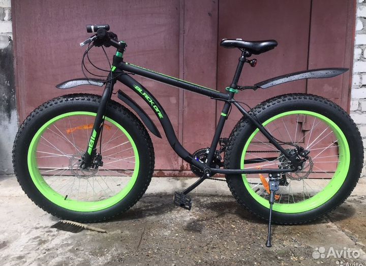 Велосипед фэтбайк fatbike Black one тек.сезона
